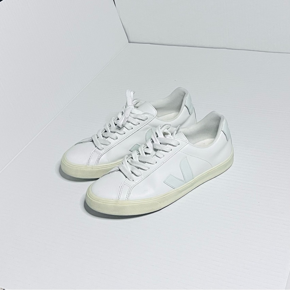 Veja Men's White Sneakers - Picture 3 of 12